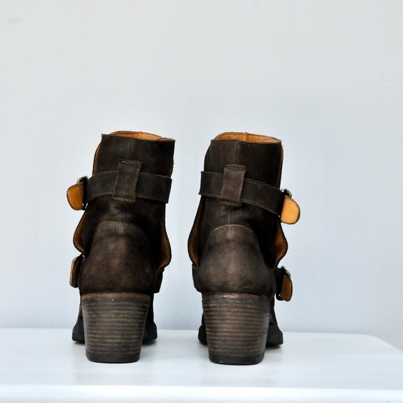 Fiorentini+Baker Brown Leather Suede Ankle Boots - Picture 11 of 11